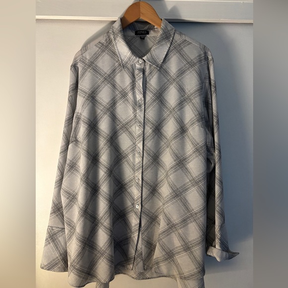 Jones New York Oversized Blouse - Picture 1 of 4